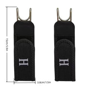 Magic Tape Waist Buckle, Unisex Adjustable Lazy Belt with Iron Hook, Elastic & Convenient Design