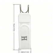 Magic Tape Waist Buckle, Unisex Adjustable Lazy Belt with Iron Hook, Elastic & Convenient Design