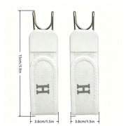 Magic Tape Waist Buckle, Unisex Adjustable Lazy Belt with Iron Hook, Elastic & Convenient Design