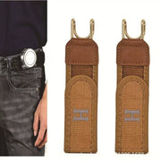 Magic Tape Waist Buckle, Unisex Adjustable Lazy Belt with Iron Hook, Elastic & Convenient Design